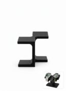 Dual Watch Stand|Home wardrobe,Table watch stand | Black, 3D-Printed PLA Material, 11x10x11 cm, Rust-Proof and Dust-Resistant, Modern Minimalist Design