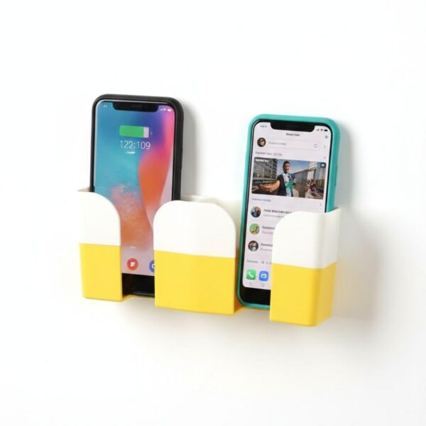 Budget Box Mobile Holder (1, Yellow White, Medium)