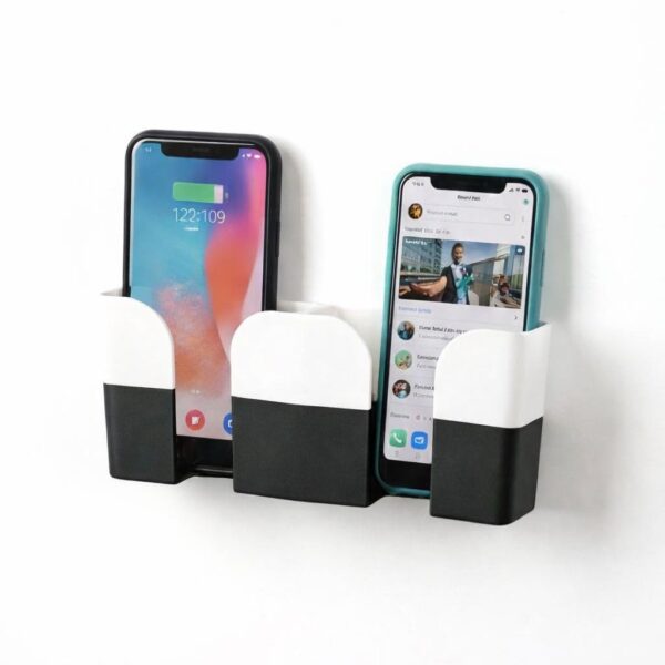 Budget Box Mobile Holder (1, Black and White, Medium)
