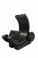 Budget Box Adjustable Desk Phone Stand, Gear Design Mobile Holder with Tilt Function, Black Smartphone Stand for Desk