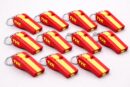 Budget Box TVK Whistle Keychain, Red and Yellow, Loud Clear Sound, Lightweight Portable Design for Rallies Events Celebrations Fan Gatherings (20 pieces)